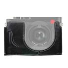 1/4 inch Thread PU Leather Camera Half Case Base for Leica Q2(Black) - 1