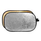 Godox FT01 2 in 1 Gold / Silver Oval Folding Reflector Board, Size: 90 x 120cm - 3