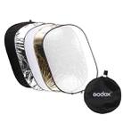 Godox FT05-1 150 x 200cm 5-in-1 Silver / Soft / Gold / White / Black Oval Folding Reflector Board - 1