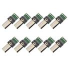 10 PCS 15-Pin USB PCB Connector Micro USB Plug Adapter for Sony Camera Data Cable - 1