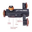 YELANGU L4X Camera Wheel Dolly II Electric Track Slider 3-Wheel Video Pulley Rolling Dolly Car with Remote Control for DSLR / Home DV Cameras, GoPro, Smartphones, Load: 3kg - 9