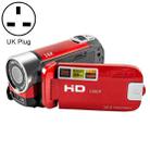 16X Digital Zoom HD 16 Million Pixel Home Travel DV Camera, UK Plug (Red) - 1