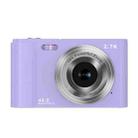 DC302 2.88 inch 44MP 16X Zoom 2.7K Full HD Digital Camera Children Card Camera, US Plug(Purple) - 2