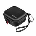 STARTRC Diamond Texture PU Leather Storage Bag for GoPro HERO10 Black(Black) - 1