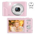 DC311 2.4 inch 36MP 16X Zoom 2.7K Full HD Digital Camera Children Card Camera, UK Plug (Pink) - 1