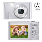 DC311 2.4 inch 36MP 16X Zoom 2.7K Full HD Digital Camera Children Card Camera, UK Plug (Silver) - 1