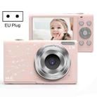 DC402 2.4 inch 44MP 16X Zoom 1080P Full HD Digital Camera Children Card Camera, EU Plug (Pink) - 1