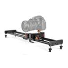 YELANGU L4X-BE YLG1817A 60cm Aluminum Alloy Splicing Slide Rail Track + 3-Wheel Video Pulley Rolling Dolly Car for SLR Cameras / Video Cameras - 1