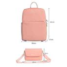 CADeN Camera Layered Laptop Backpacks Large Capacity Shockproof Bags, Size: 42 x 17 x 30cm (Pink) - 2