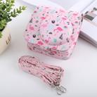 Watermelon Flamingo Pattern Full Body Camera PU Leather Case Bag with Strap for FUJIFILM instax mini 9 / mini 8+ / mini 8 - 1