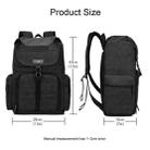 CADeN M8 Canvas Large Capacity Photography Backpack Shoulder Bag (Black) - 2