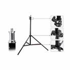 Godox SN304 2.0m Height Photography Aluminum Light Stand for Studio Flash Light (Black) - 4