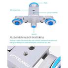 YELANGU L3 Camera Wheels Autodolly Electric Track Slider Car, Load: 6kg (Blue) - 4