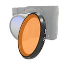 JSR Colored Lens Filter for Panasonic LUMIX LX10(Orange) - 1