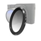 JSR Gradient Colored Lens Filter for Panasonic LUMIX LX10(Gradient Grey) - 1