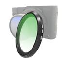 JSR Gradient Colored Lens Filter for Panasonic LUMIX LX10(Gradient Green) - 1