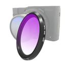 JSR Gradient Colored Lens Filter for Panasonic LUMIX LX10(Gradient Purple) - 1