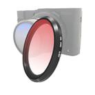 JSR Gradient Colored Lens Filter for Panasonic LUMIX LX10(Gradient Red) - 1