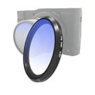 JSR Gradient Colored Lens Filter for Panasonic LUMIX LX10(Gradient Blue) - 1