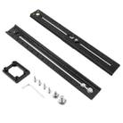 BEXIN VR-380L 380mm Length Aluminum Alloy Extended Quick Release Plate for Manfrotto / Sachtler(Black) - 1