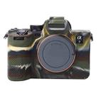Soft Silicone Protective Case for Sony A7 IV (Camouflage) - 1