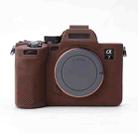 Soft Silicone Protective Case for Sony A7 IV (Coffee) - 1