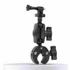 360 Rotation Adjustable Action Camera Bike Motorcycle Handlebar Holder(Black) - 1