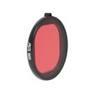JSR Round Housing Diving Color Lens Filter for GoPro HERO8 Black(Red) - 2