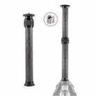 BEXIN P262C 235mm-396mm Tripod Extension Pole Carbon Fiber Center Column Tripod Extender(Black) - 1