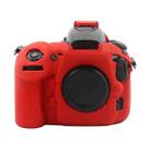 Soft Silicone Protective Case for Nikon D810 (Red) - 1