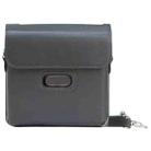 For FUJIFILM instax Link WIDE Full Body PU Leather Case Bag with Strap(Grey) - 1