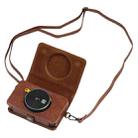 For Kodak Mini Shot2 Retro / C210R instax Full Body Camera PU Leather Case Bag with Strap (Brown) - 4