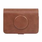 For Kodak PRINTOMATIC Full Body Camera PU Leather Case Bag with Strap (Brown) - 1