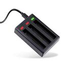Tri-Slot Batteries Fast Charger for Insta360 One X2(Black) - 1