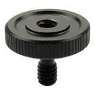 1/4 inch Male to Female Screw Adapter for Fixing Light / Stand (Black) - 1