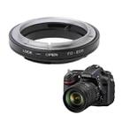 FD-EOS Lens Mount Stepping Ring for Canon FD Lens to EOS EF Lens (Black) - 1