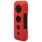 Sunnylife IST-BHT626 Silicone Protective Case for Insta360 ONE X(Red) - 1