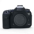 For Canon EOS 7D Mark II Soft Silicone Protective Case (Black) - 1