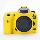 For Canon EOS 7D Mark II Soft Silicone Protective Case (Yellow) - 1