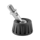 BEXIN GSF34-S Tripod 3/8 inch Stainless Steel Foot Spikes Plastic Foot Pad - 1