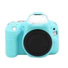 For Canon EOS 250D Soft Silicone Protective Case (Blue) - 1