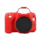 For Canon EOS 250D Soft Silicone Protective Case (Red) - 1