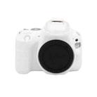 For Canon EOS 250D Soft Silicone Protective Case (White) - 1