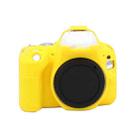 For Canon EOS 250D Soft Silicone Protective Case (Yellow) - 1