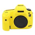 For Canon EOS 5DS Soft Silicone Protective Case (Yellow) - 1