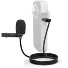 For Insta360 ONE X2 Lavalier Clip Type-C Recording Microphone (Black) - 1