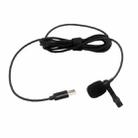 For Insta360 ONE R Lavalier Clip Type-C Recording Microphone (Black) - 2
