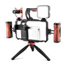 YELANGU LW-B01A01 Vlogging Live Broadcast LED Selfie Light Mic Smartphone Video Rig Handles Stabilizer Kits - 1