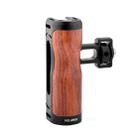 YELANGU LW-B01-2 Side Wooden Handle Handgrip with Cold Shoe for LW-B01 Camera Cage - 1