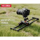 YELANGU YLG0119A 60cm Splicing Slide Rail Track + Trolley Rail Buckle for SLR Cameras / Video Cameras(Black) - 5